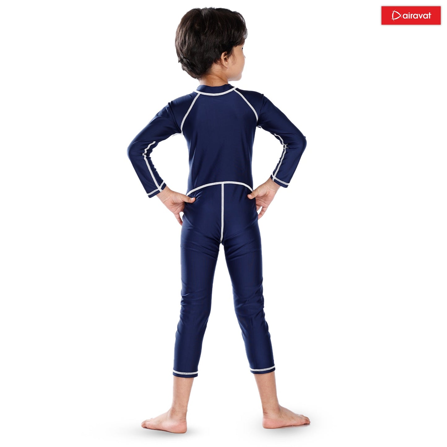 Airavat 1508 Children's Full-Body Swimwear | UV Protection, Quick-Dry & Stretchable | Comfortable One-Piece Swimsuit for Boys & Girls - Best Price online Prokicksports.com