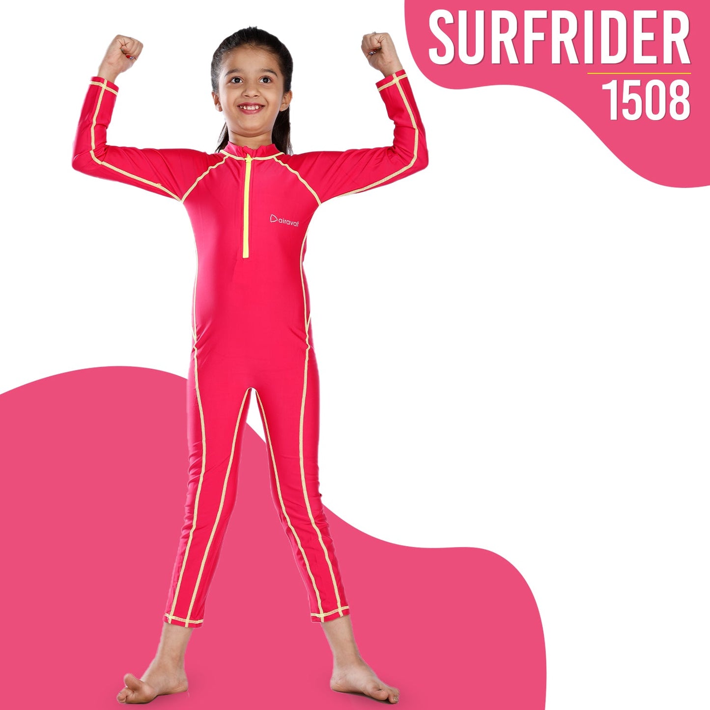 Airavat 1508 Children's Full-Body Swimwear | UV Protection, Quick-Dry & Stretchable | Comfortable One-Piece Swimsuit for Boys & Girls - Best Price online Prokicksports.com