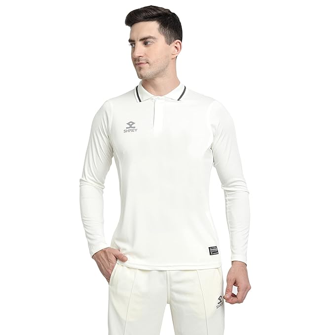 Shrey Cricket Premium Shirt Long Sleeves - Best Price online Prokicksports.com