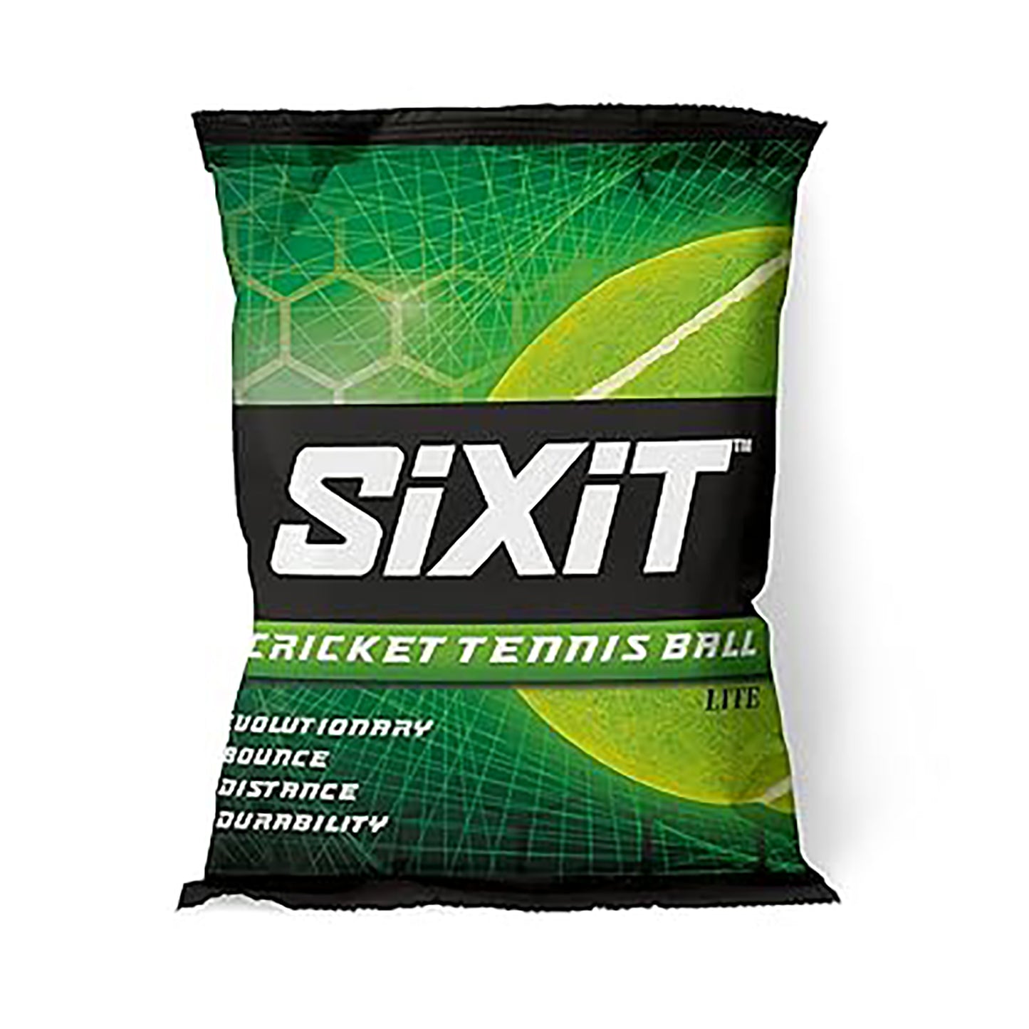 Sixit Lite Cricket Tennis Ball - Pack of 6, Green, Standard Size, Durable Rubber Material, Ideal for Practice and Casual Play - Best Price online Prokicksports.com