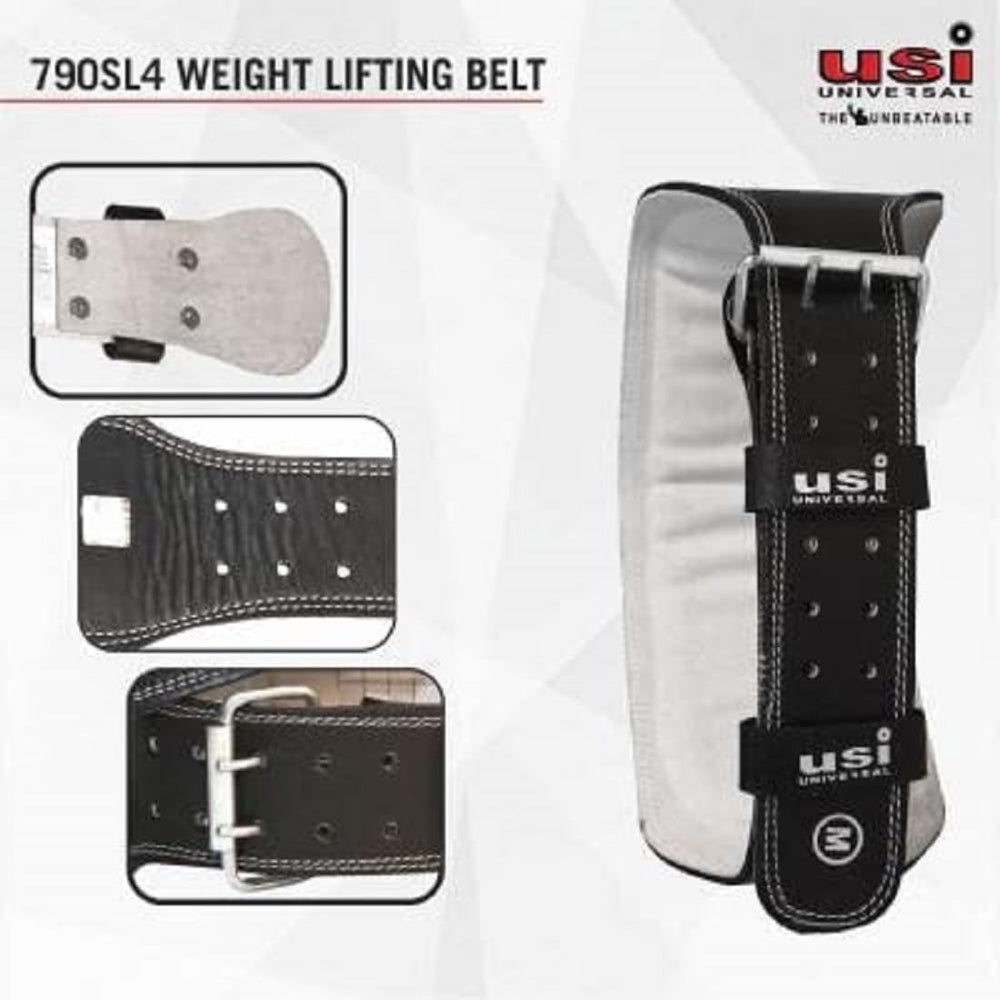 USI Universal 790SL4 Leather Power Lifting Belt