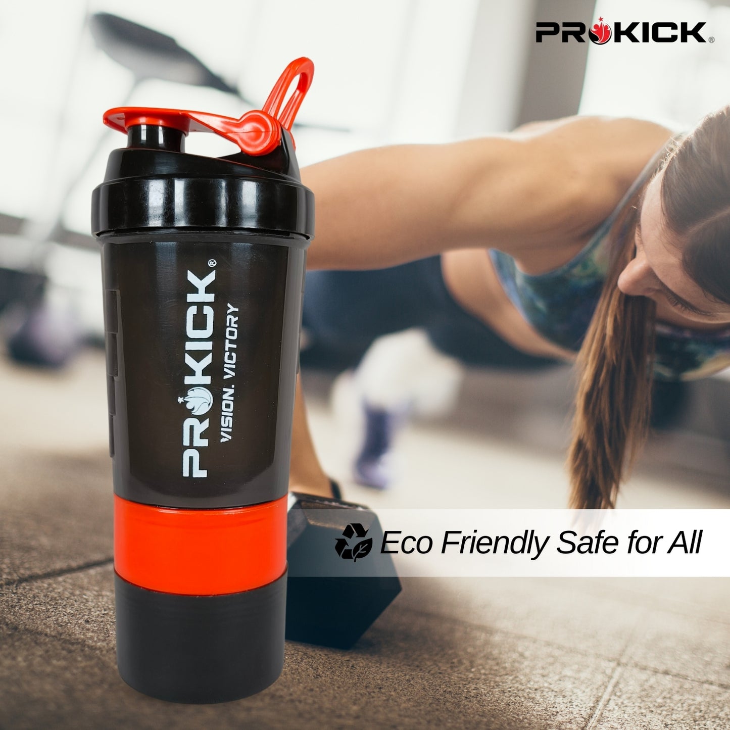 Prokick Sports Shaker Bottle, Spider - 600ml - Best Price online Prokicksports.com