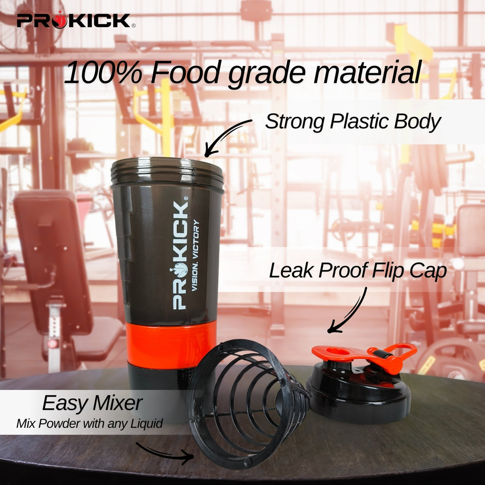 Prokick Sports Shaker Bottle, Spider - 600ml - Best Price online Prokicksports.com