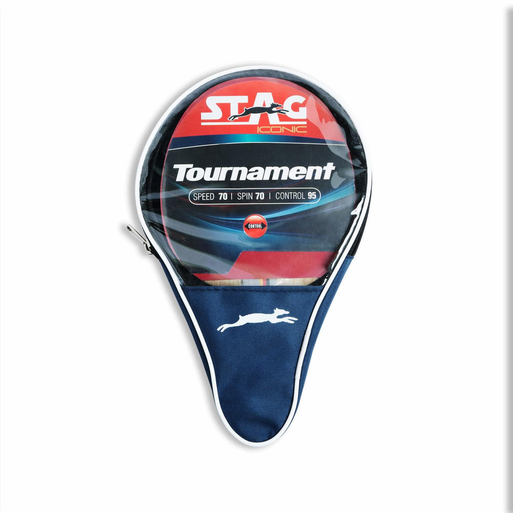 Stag Tournament Table Tennis Racket, Red/Black - Best Price online Prokicksports.com