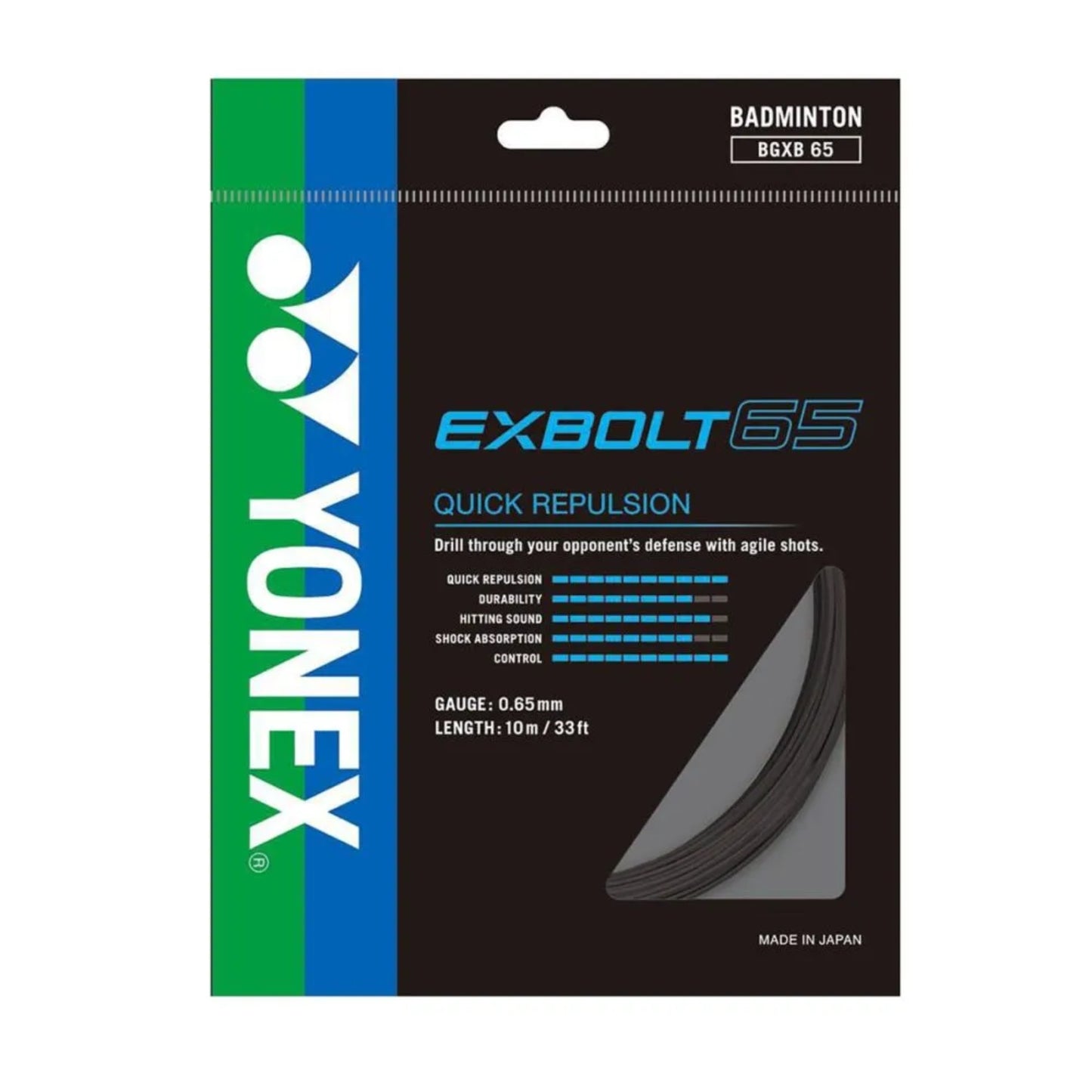 Yonex Exbolt 65 Badminton String - Best Price online Prokicksports.com