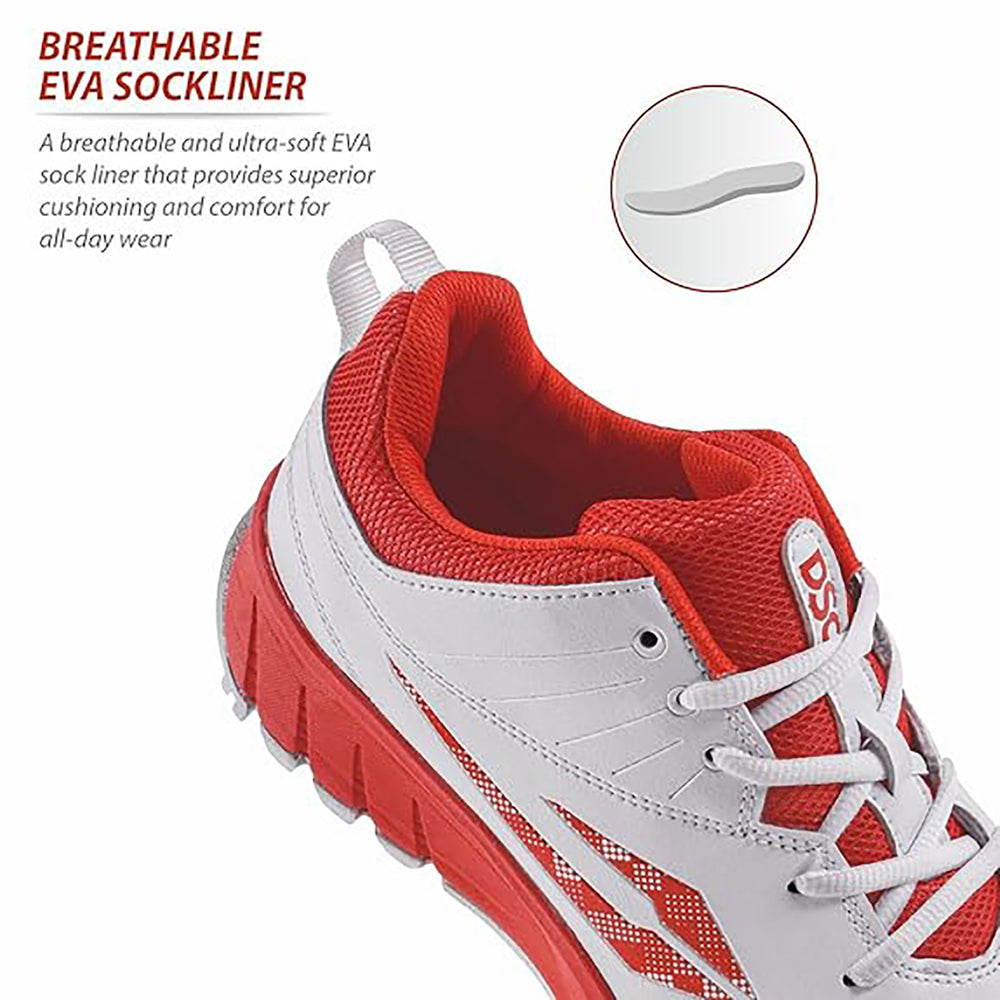 DSC Superstorm Cricket Shoes with Rubber Studs – Lightweight Durable Cricket Footwear for All Surfaces with Enhanced Grip, Comfort, and Performance - Best Price online Prokicksports.com