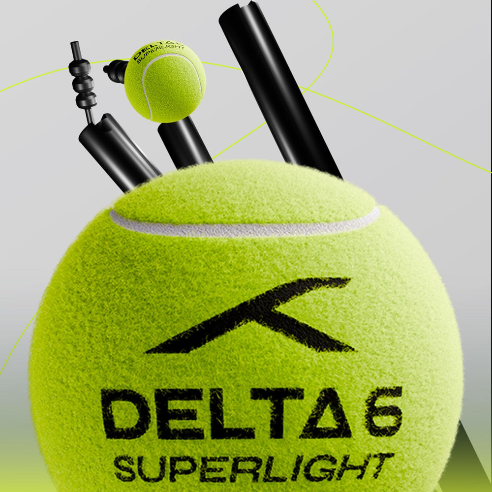 Hundred Delta 6 Super Light Cricket Tennis Balls – Pack of 6 Neon Yellow Balls for Practice & Soft Tennis Ball Cricket Matches - Best Price online Prokicksports.com