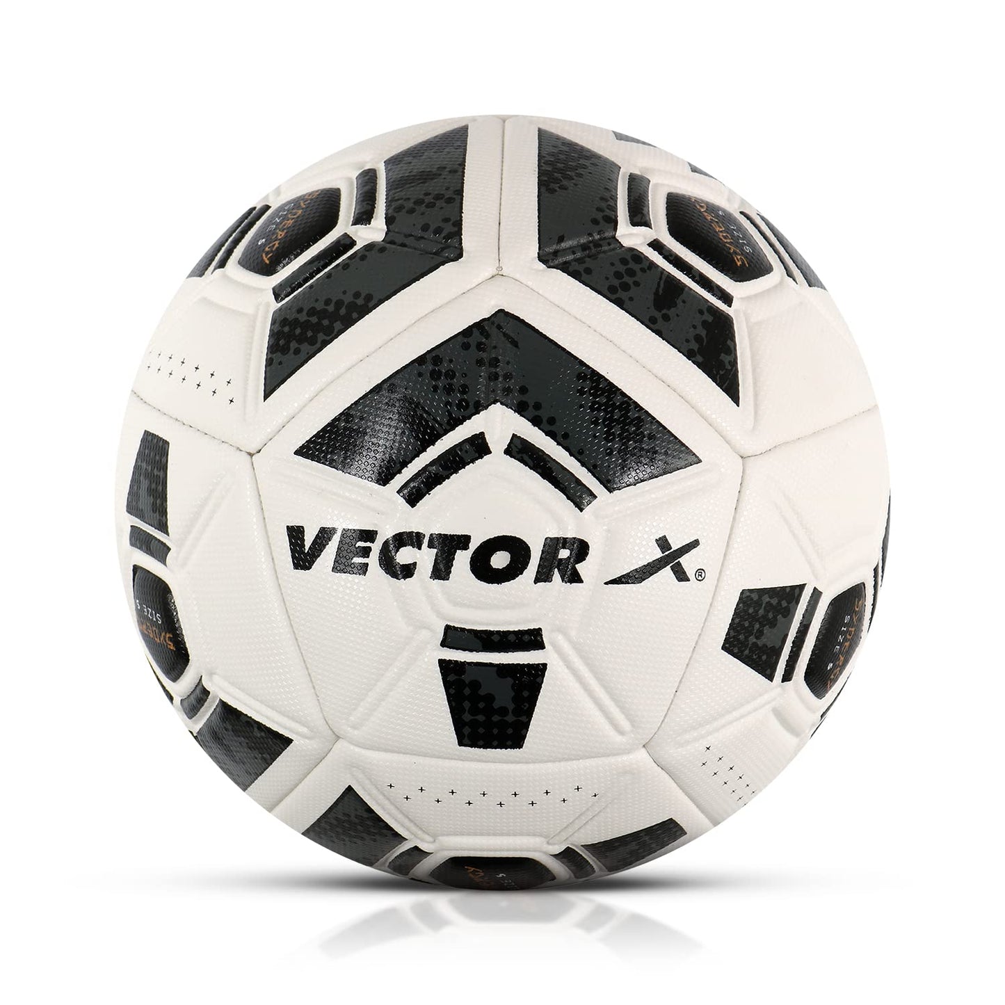 Vector X Synergy Thermo Fusion Football | Size 5 | Seamless PU Surface, Rubber Bladder, High Air Retention for Match & Training – All Weather Use - Best Price online Prokicksports.com