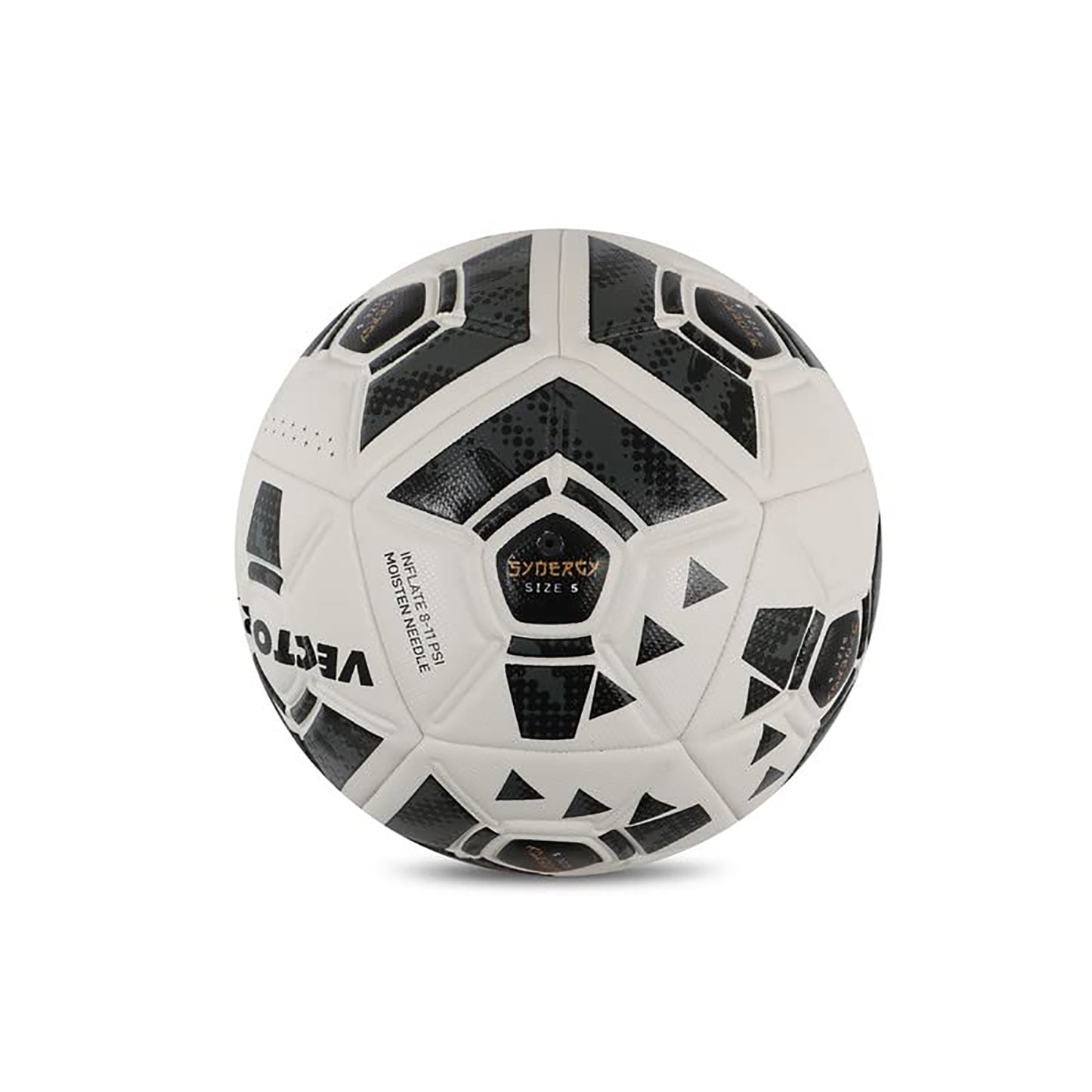 Vector X Synergy Thermo Fusion Football | Size 5 | Seamless PU Surface, Rubber Bladder, High Air Retention for Match & Training – All Weather Use - Best Price online Prokicksports.com