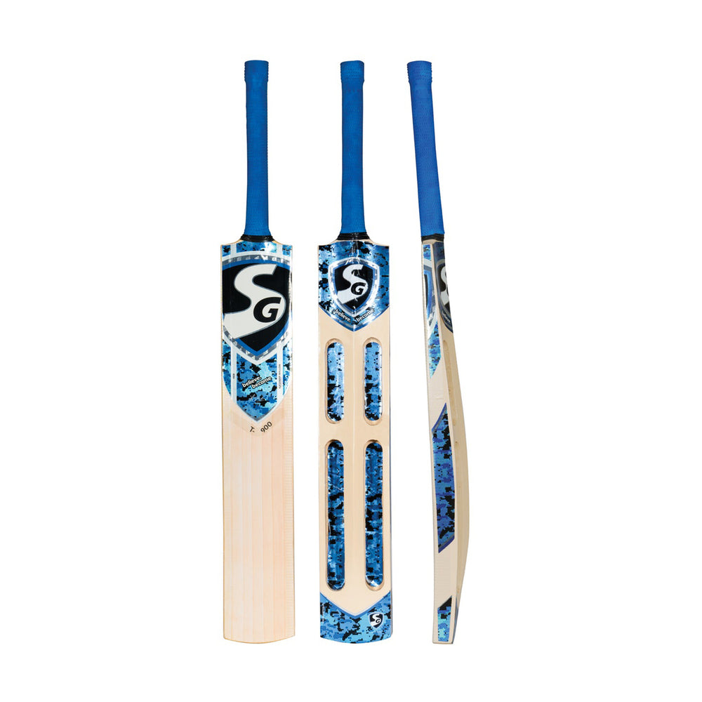 SG T-900 Kashmir Willow Tennis Cricket Bat – Lightweight Powerful Bat for Tennis Ball Matches, Ideal for Beginners and Casual Cricket Play - Best Price online Prokicksports.com