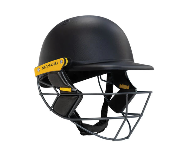 Masuri T Line Plus Steel Cricket Helmet Navy Blue | Premium Head Protection | Lightweight Professional Cricket Helmet for Players
