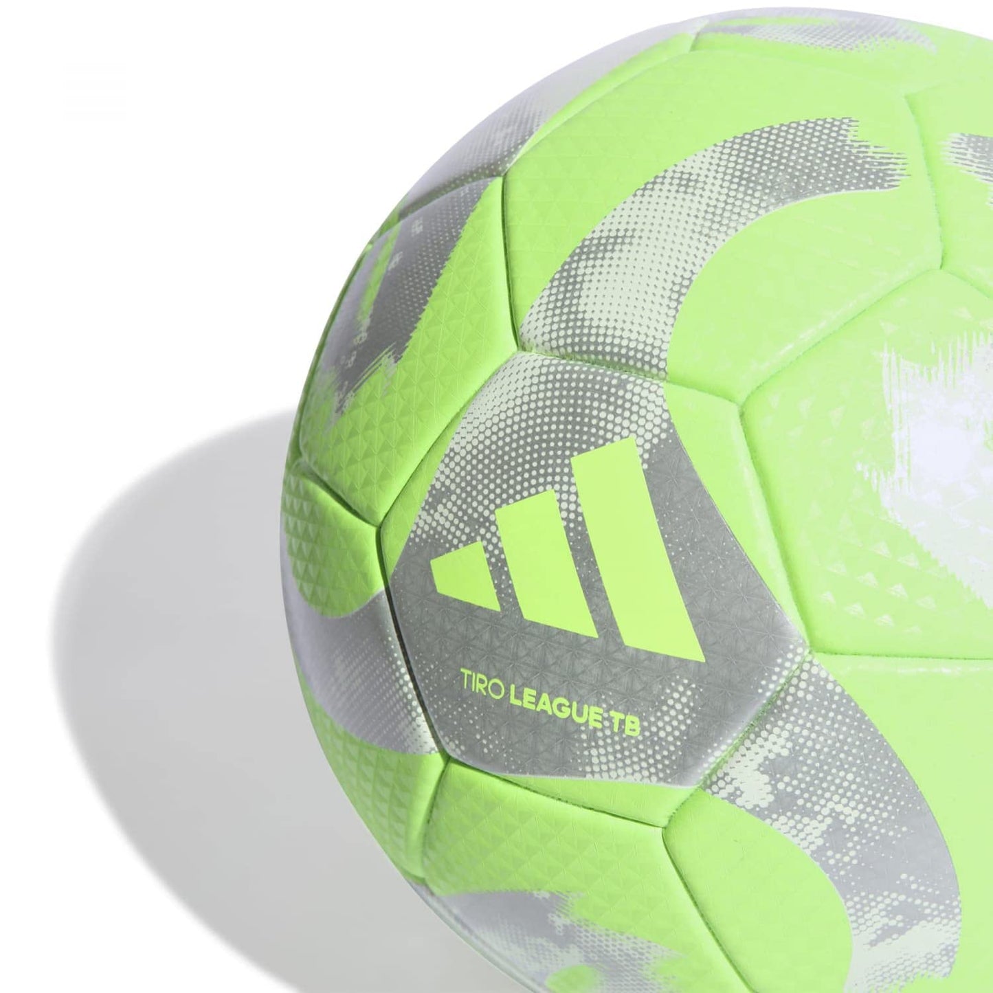 Adidas TIRO League Football Size 5 – Thermally Bonded Match Ball in Solar Green/Silver/White for Training, Tournaments & All-Weather Performance - Best Price online Prokicksports.com
