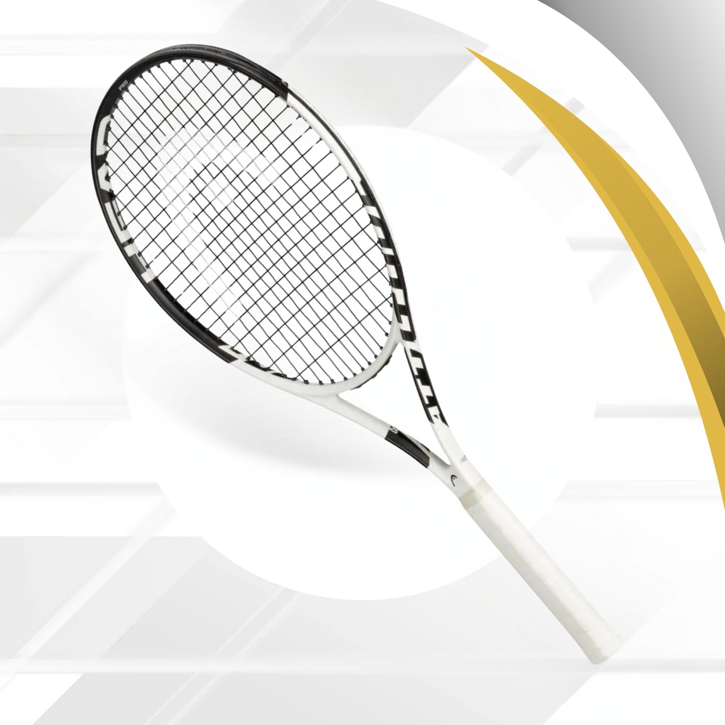 HEAD MX Attitude Pro Strung Tennis Racquet – Lightweight Control (Grip 3 - 4 3/8), White/Black, 270g - Best Price online Prokicksports.com