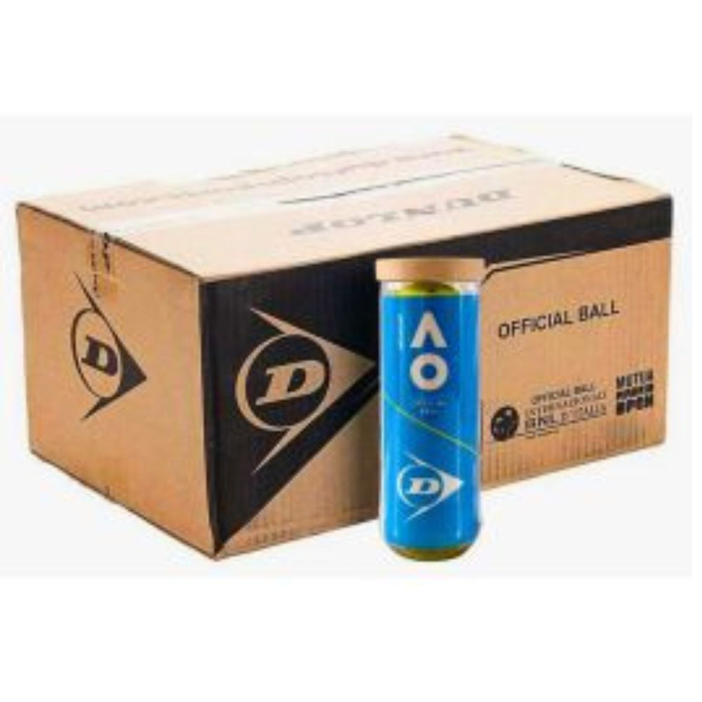 Dunlop Australian Open Tennis Balls Carton (24 Cans) - Best Price online Prokicksports.com