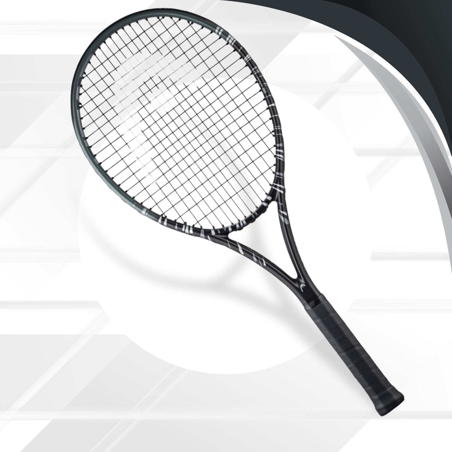 Head MX Spark Spurm Strung Tennis Racquet, Stealth - Best Price online Prokicksports.com