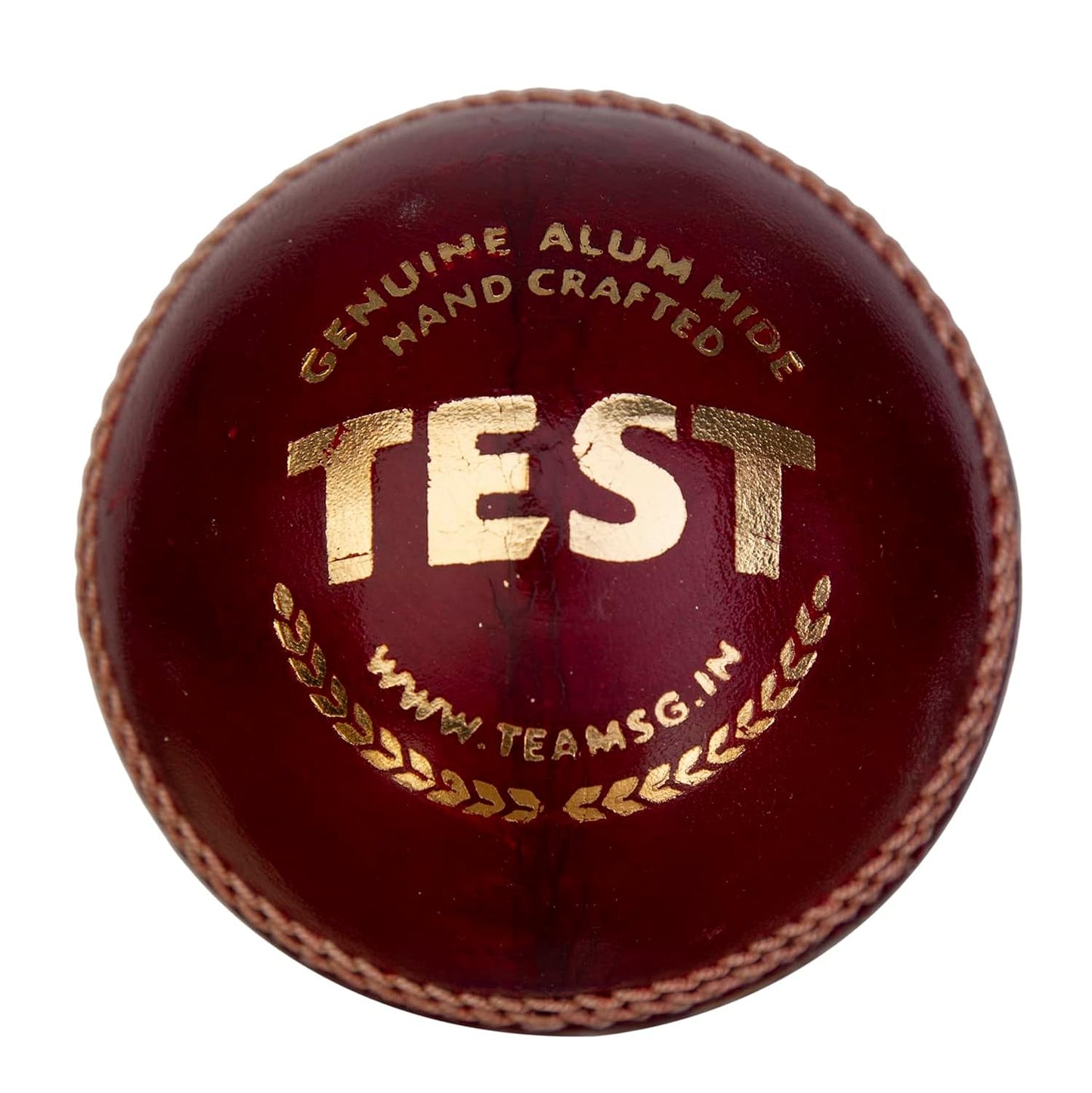 SG Test Leather Ball (Red) - Best Price online Prokicksports.com