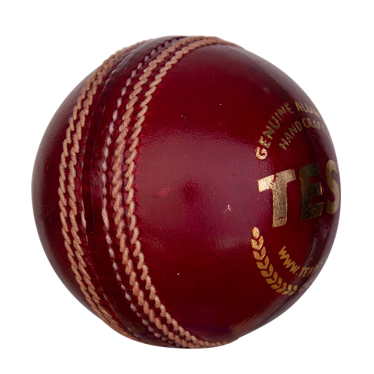 SG Test Leather Ball (Red) - Best Price online Prokicksports.com