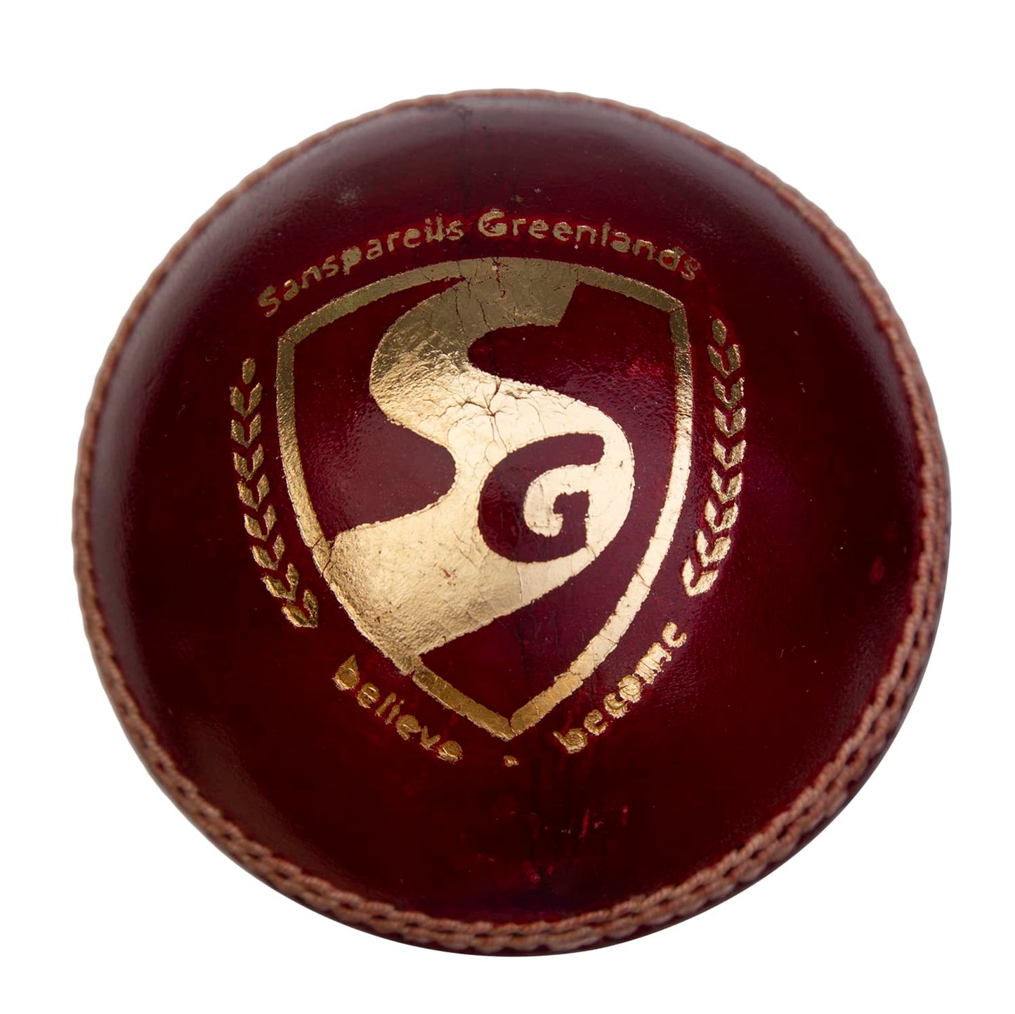SG Test Leather Ball (Red) - Best Price online Prokicksports.com