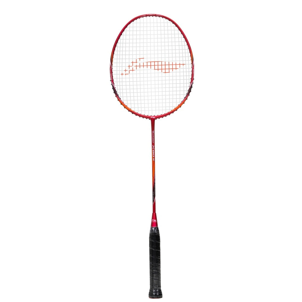 Li-Ning Turbo X80 III Badminton Racket, Red/Copper - Best Price online Prokicksports.com