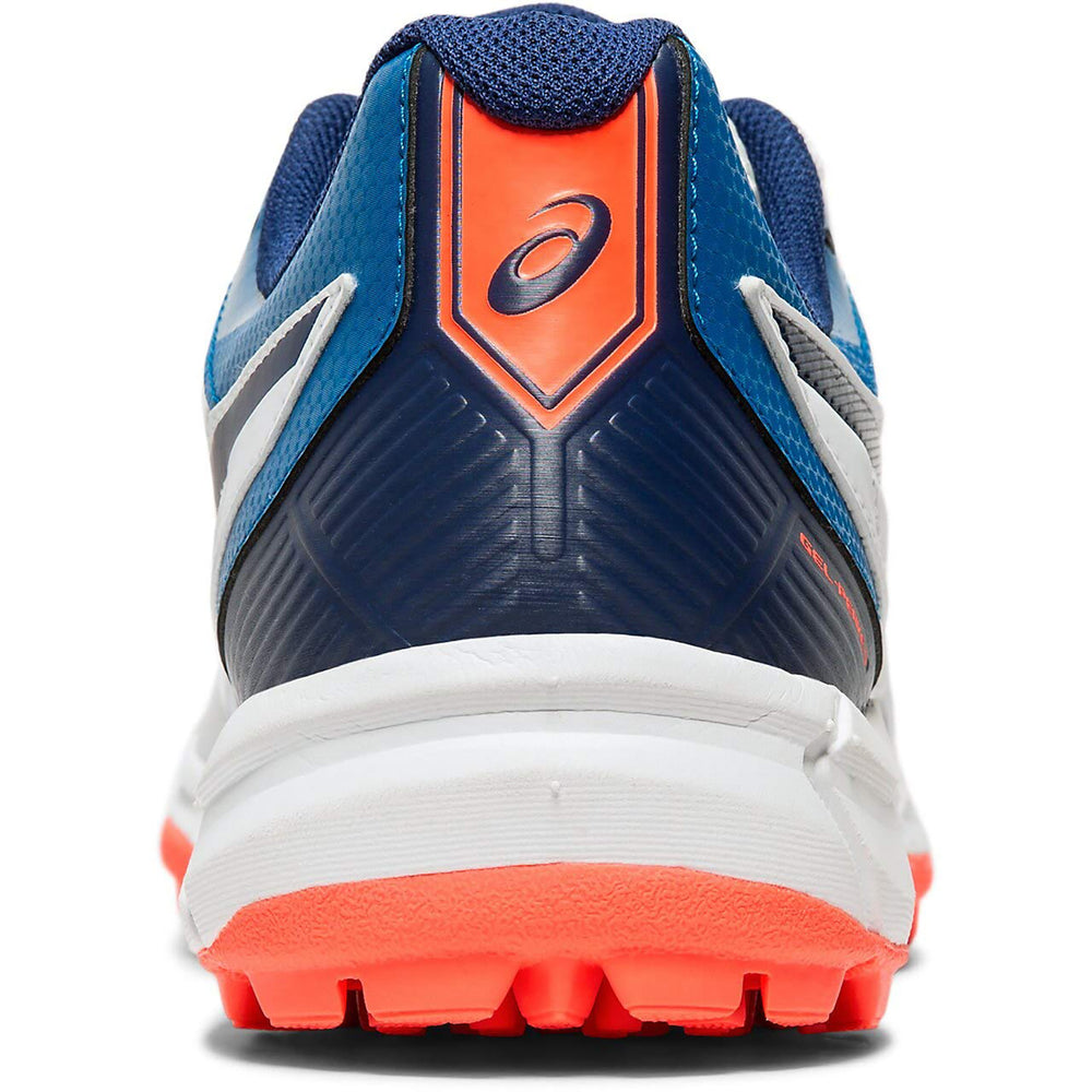 ASICS Unisex Kid’s White/Blue Cricket Shoes – Lightweight Cushioned Sports Shoes with Superior Grip, Breathability & Support for Junior Cricketers - Best Price online Prokicksports.com