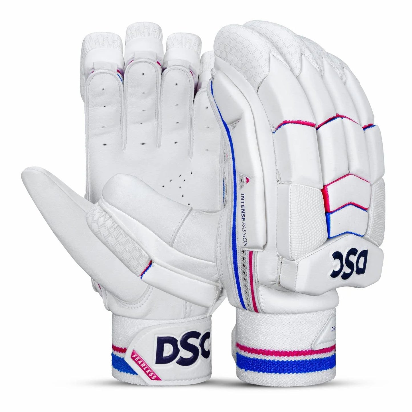 DSC Intense Passion RH Batting Gloves , White - Best Price online Prokicksports.com