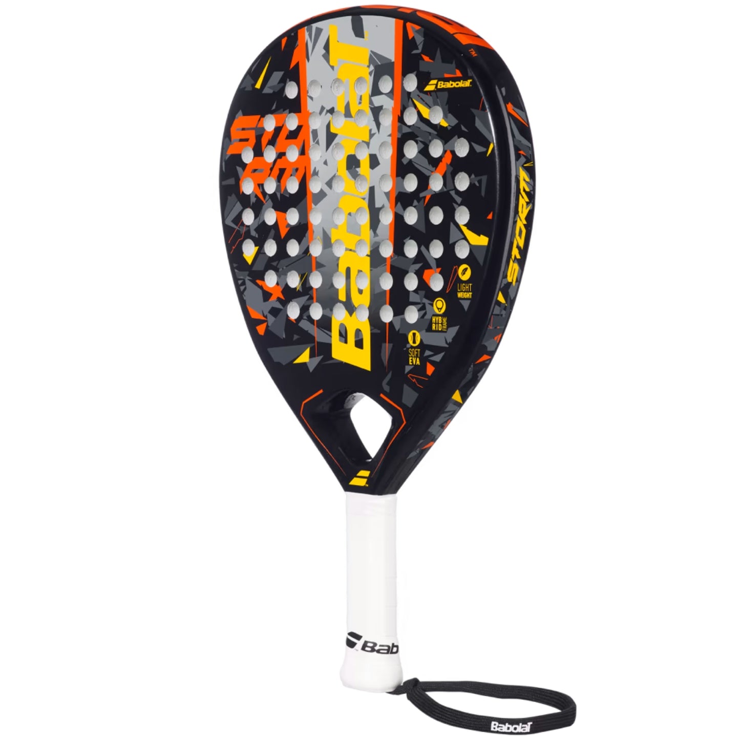 Babolat Storm Padel Racquet, Black/Orange - Best Price online Prokicksports.com