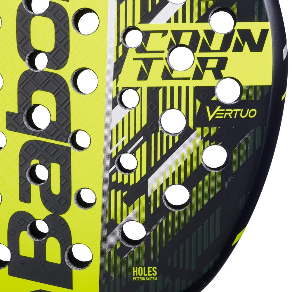 Babolat 150167 Counter Vertuo 2.5 Padel Racquet – Black/Fluorescent Green | 350g | Lightweight Control & Comfort Racquet | Ideal for Defensive & All-Round Padel Players - Best Price online Prokicksports.com