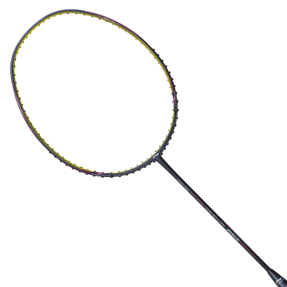 Li-Ning Wind Lite 700 II Unstrung Badminton Racket – G6 | Ultra-Light 77g Graphite Frame, 30 LBS Tension Capacity - Best Price online Prokicksports.com