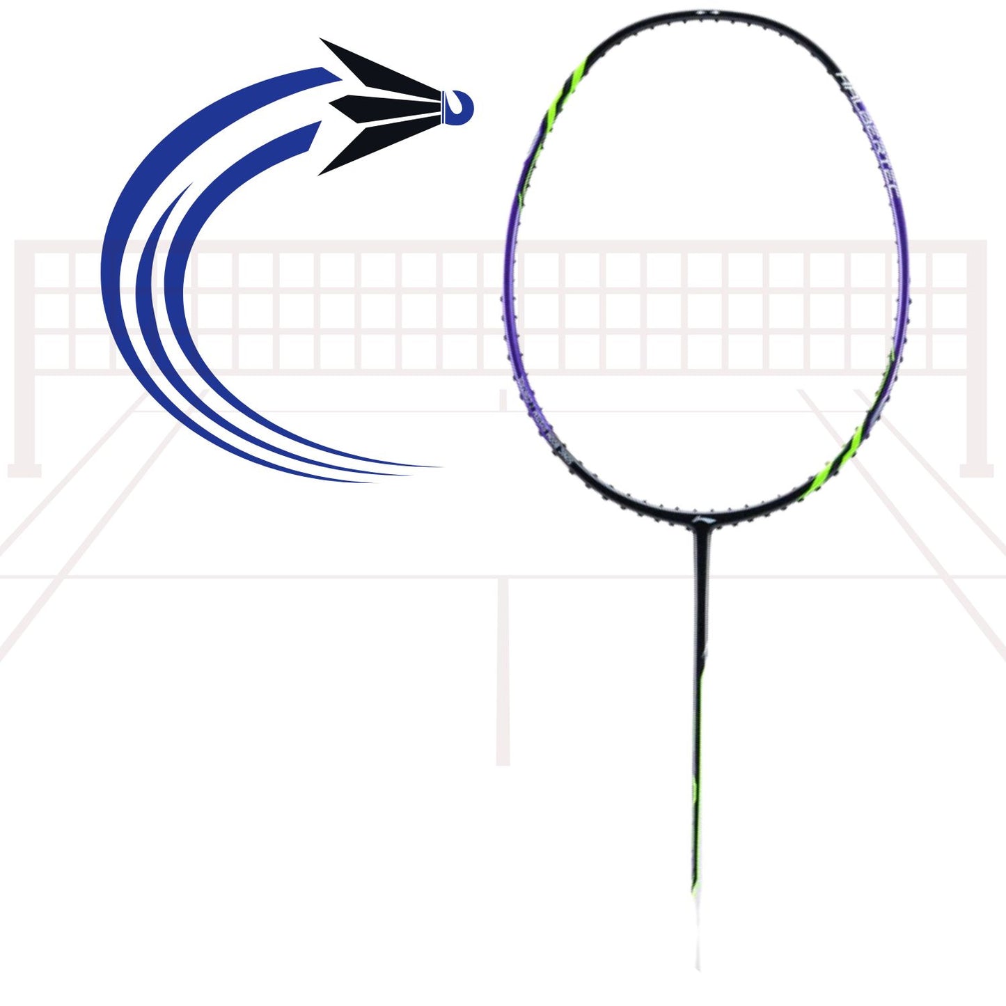 Li-Ning Halbertec 4000 Unstrung Badminton Racquet – Lightweight Graphite Frame, Even Balance | For Power & Precision - Best Price online Prokicksports.com