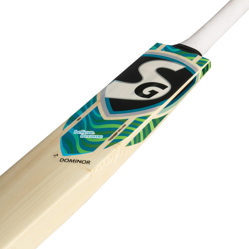 SG T-DOMINOR Kashmir Willow Cricket Bat – Short Handle (SH) – Durable, Lightweight & High-Performance Cricket Bat - Best Price online Prokicksports.com