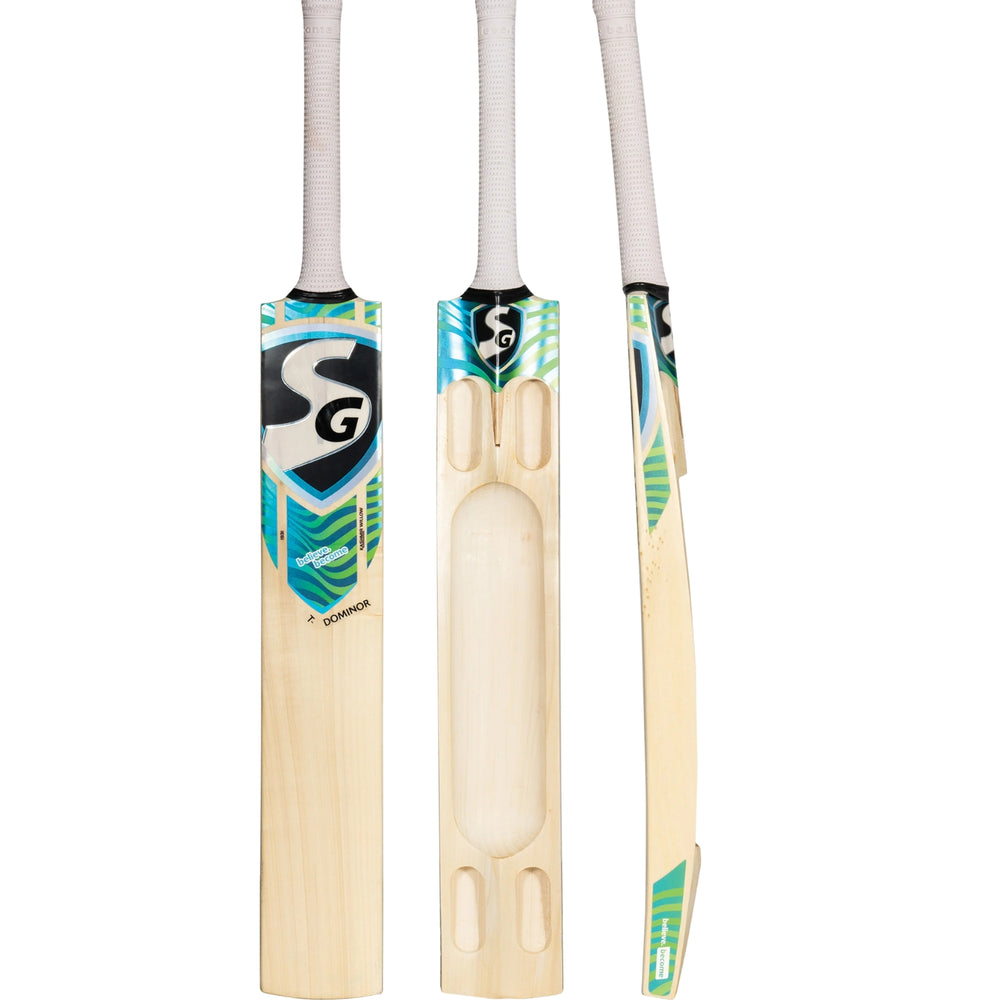 SG T-DOMINOR Kashmir Willow Cricket Bat – Short Handle (SH) – Durable, Lightweight & High-Performance Cricket Bat - Best Price online Prokicksports.com