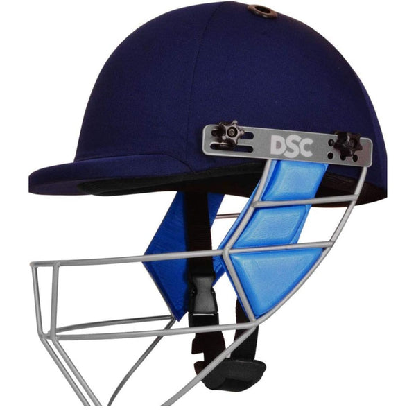 DSC Guard Cricket Helmet- Navy Blue Adjustable Back Support Strap Lightweight