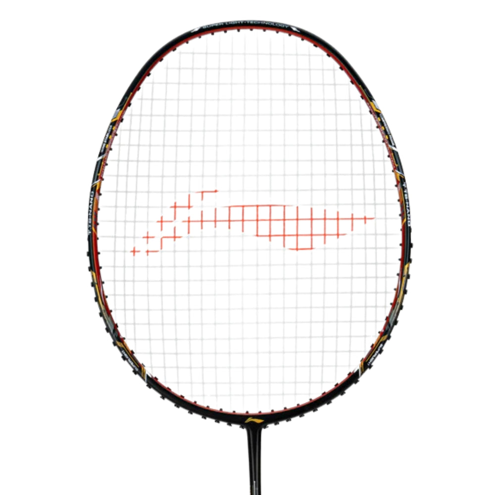 Li-Ning Air-Force 78 G3 Unstrung Badminton Racquet, G6 – 78g Lightweight Graphite Frame, Black/Orange Red/Gold | For Fast & Attacking Play - Best Price online Prokicksports.com