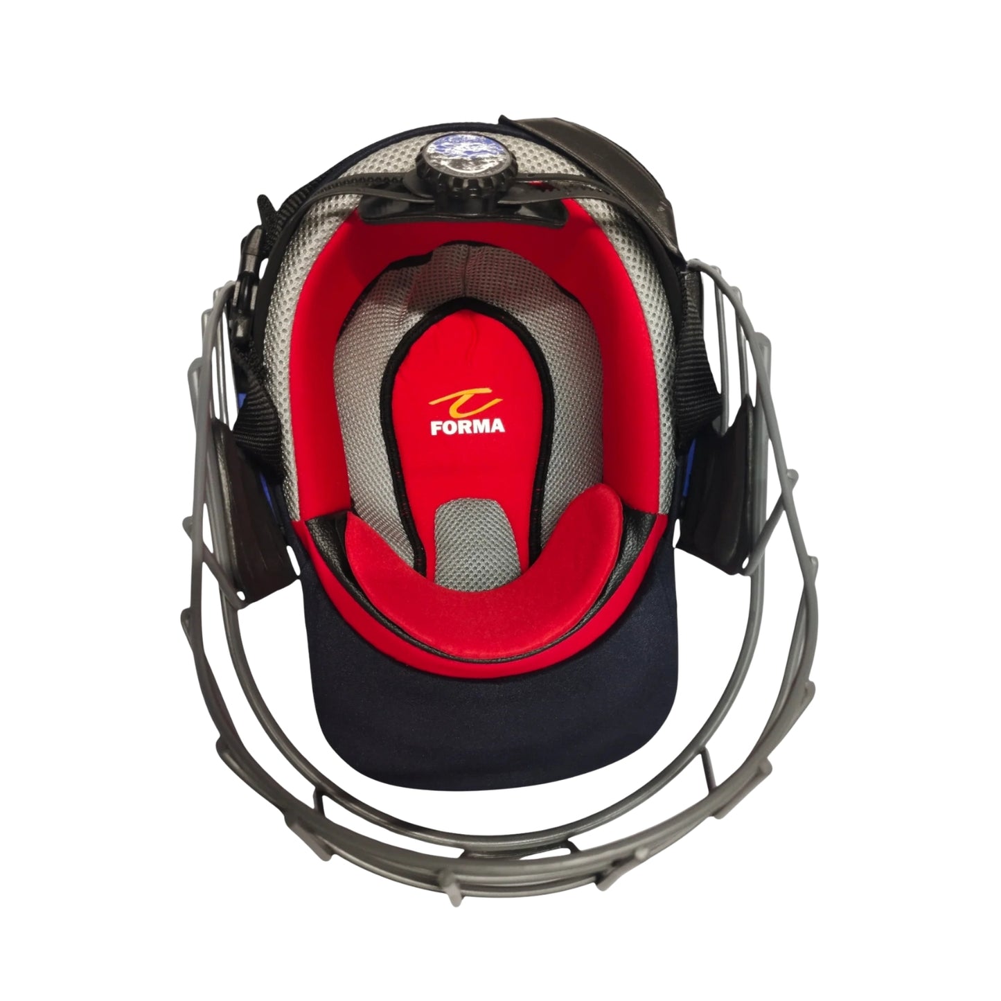 Forma RP17 Mild Steel Cricket Helmet – Red | Lightweight Protective Headgear with ABS Shell & Steel Grill - Best Price online Prokicksports.com