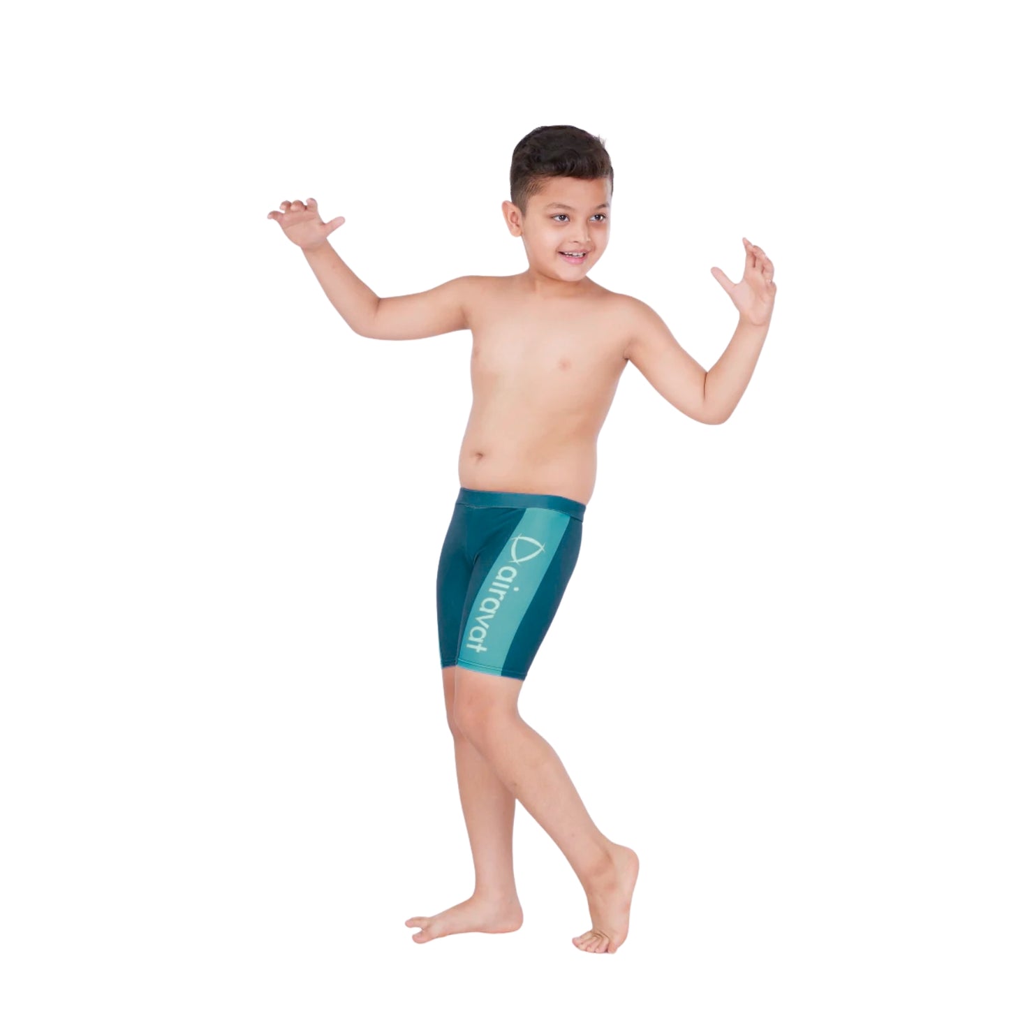 Airavat Nautix 1515 Kid’s Swimming Jammer | Comfortable, Quick-Dry & Stretchable | Durable Swim Shorts for Boys & Girls | Ideal for Training & Pool Fun - Best Price online Prokicksports.com