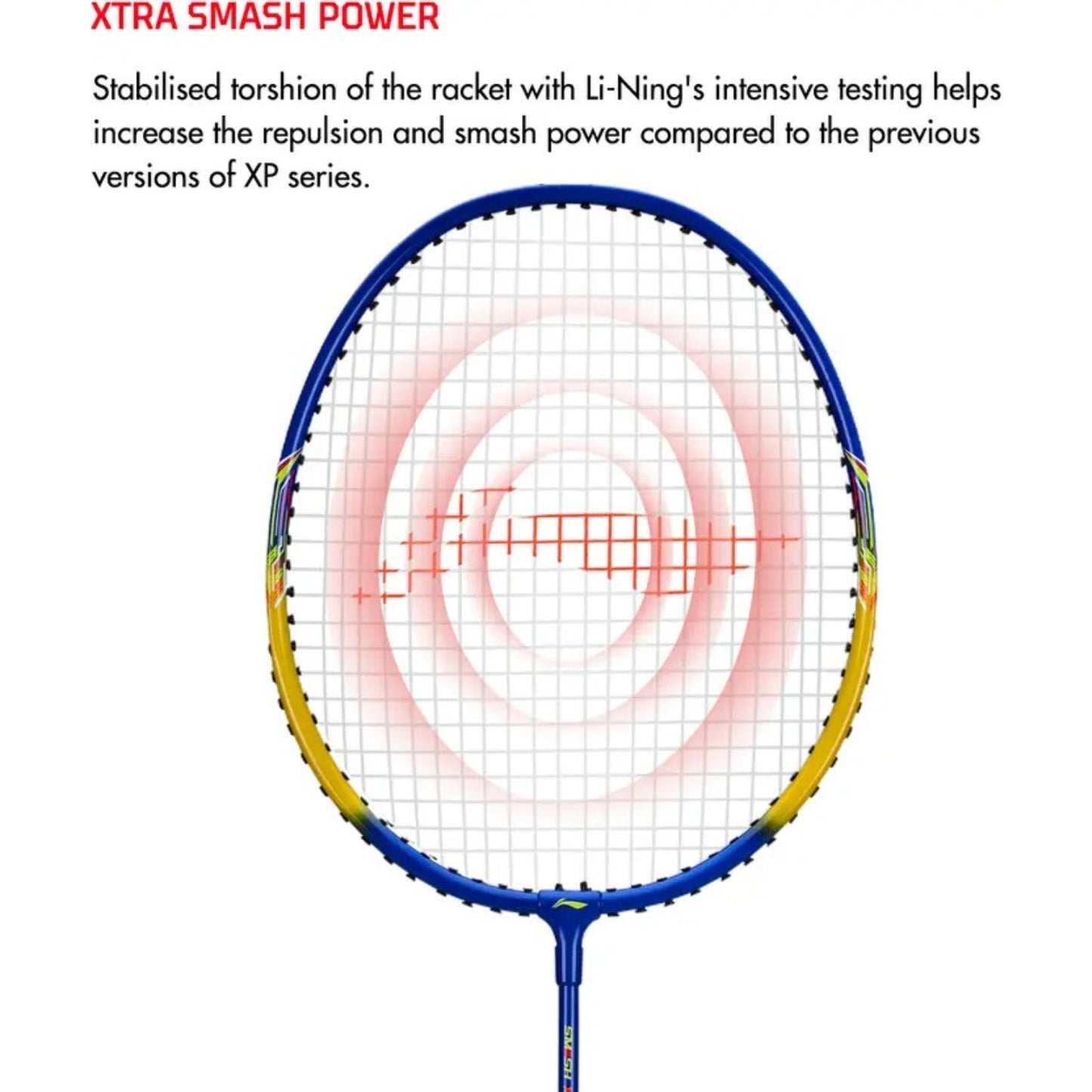 Li-Ning AYPU167-1 Smash XP 70 IV Strung Badminton Racquet with Full Cover (Pack of 2 Rackets), G5 – Violet/Yellow | Durable Aluminum Frame, Pre-Strung Racquets for Beginners - Best Price online Prokicksports.com