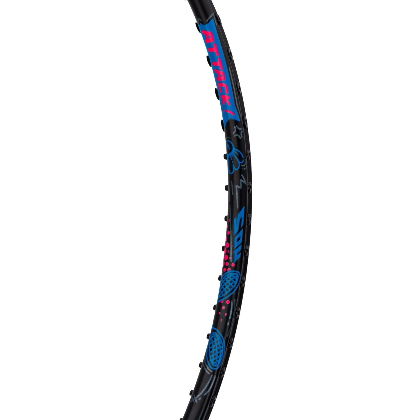 Li-Ning AXForce Big Bang Unstrung Badminton Racquet, 7UG6 - Black - Best Price online Prokicksports.com