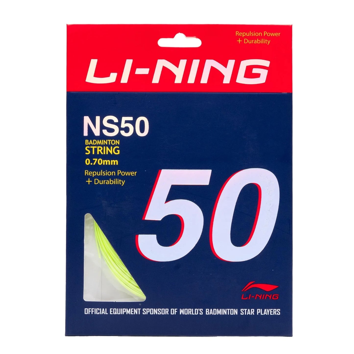 Li-Ning NS50 Badminton String (0.70mm) - Best Price online Prokicksports.com