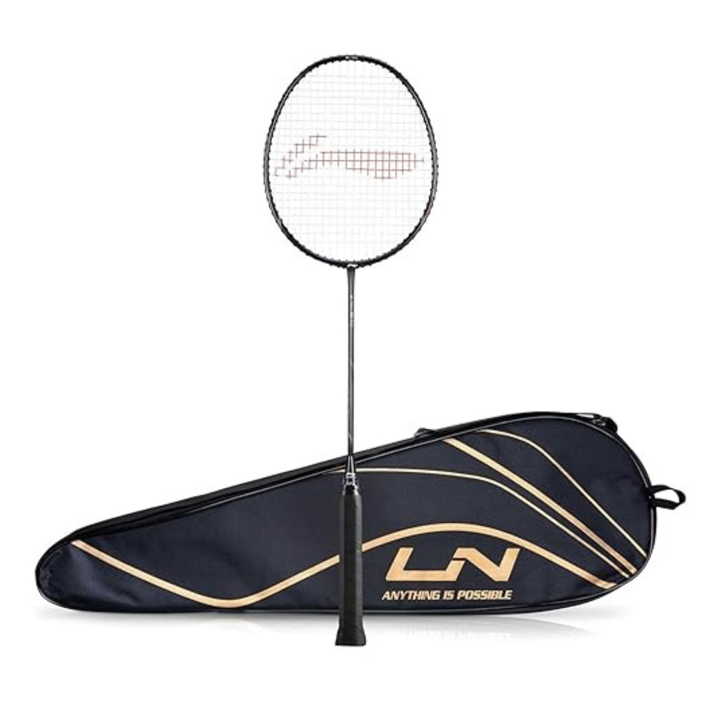 Li-Ning G-TEK 88 GX Strung Graphite Badminton Racquet with Cover – Navy | Lightweight Graphite Frame, High-Tension Design, All-Round Performance - Best Price online Prokicksports.com