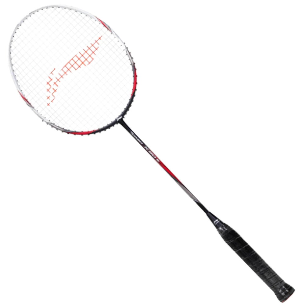 Li-Ning Turbo X 90 III Unstrung Badminton Racket – Black/White/Maroon (G6) | Lightweight All-Round Power Racket - Best Price online Prokicksports.com