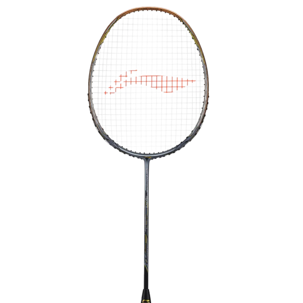 Li-Ning 3D Caliber 900 Unstrung Badminton Racket – Gold/Grey G5 | Powerful Aerodynamic Frame for Speed & Precision - Best Price online Prokicksports.com
