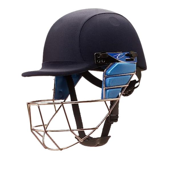 Forma Elite Pro Plus Stainless Steel Cricket Helmet – Blue (54–56 CM) | Lightweight, High-Impact Protection with Ventilation & Adjustable Fit