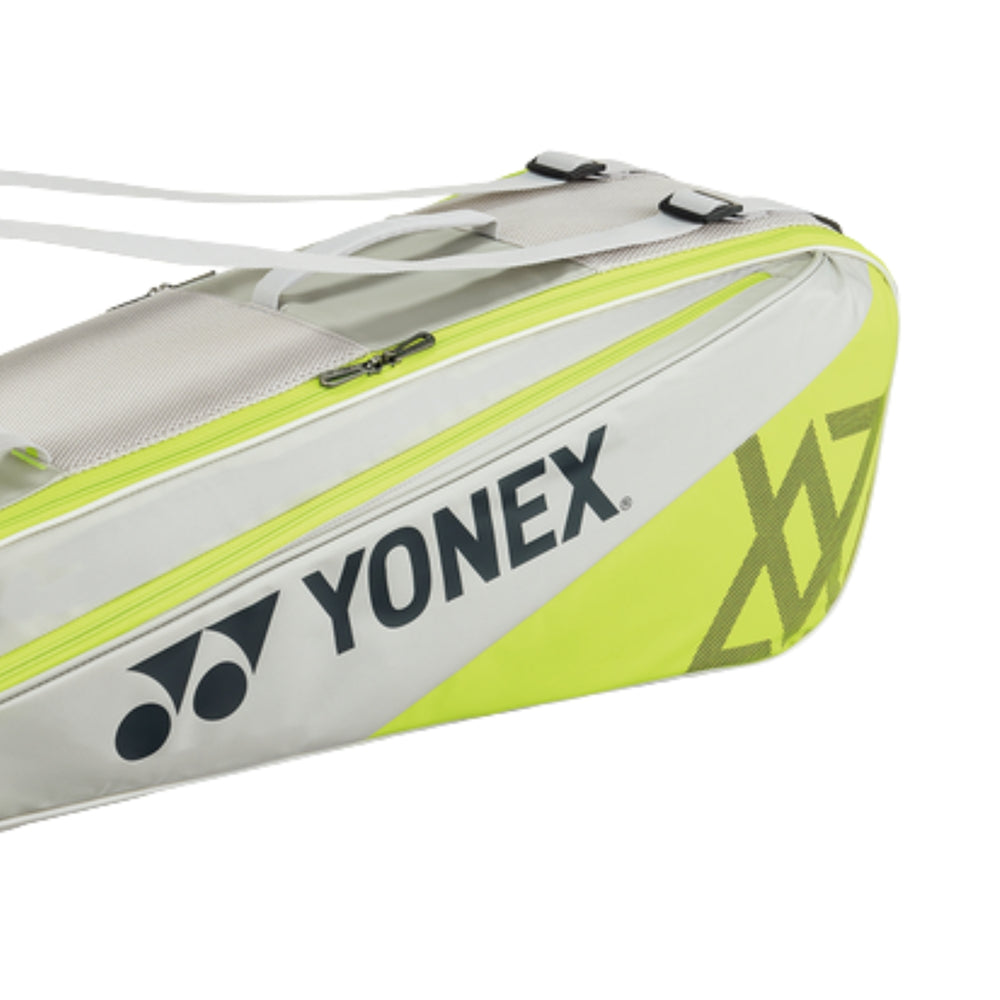 Yonex BA52526VEX Club VA Badminton Racquet Bag - Greyish Beige | Lightweight, Durable & Stylish Kit Bag | Ideal for Everyday Training & Club Players - Best Price online Prokicksports.com