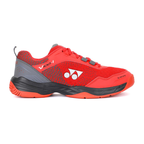Yonex V100I JR Junior Badminton Shoes – Lightweight Non-Marking Shoes for Kids with Superior Grip and Shock Absorption