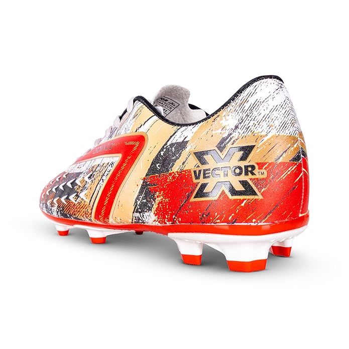 Vector X Crown 2.0 Football Shoes for Men, Youth, and Boys – Imported PU Upper, TPU Sole, Elegant Lightweight Design - Best Price online Prokicksports.com