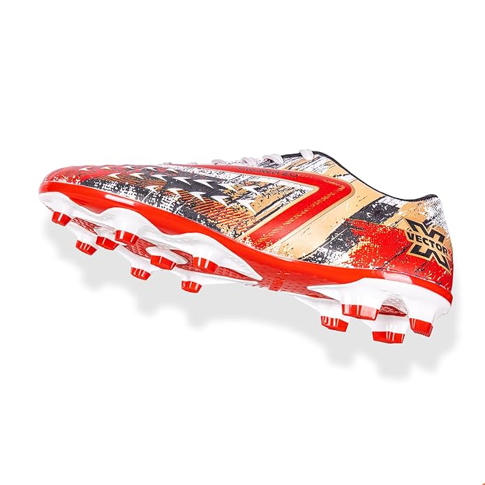 Vector X Crown 2.0 Football Shoes for Men, Youth, and Boys – Imported PU Upper, TPU Sole, Elegant Lightweight Design - Best Price online Prokicksports.com