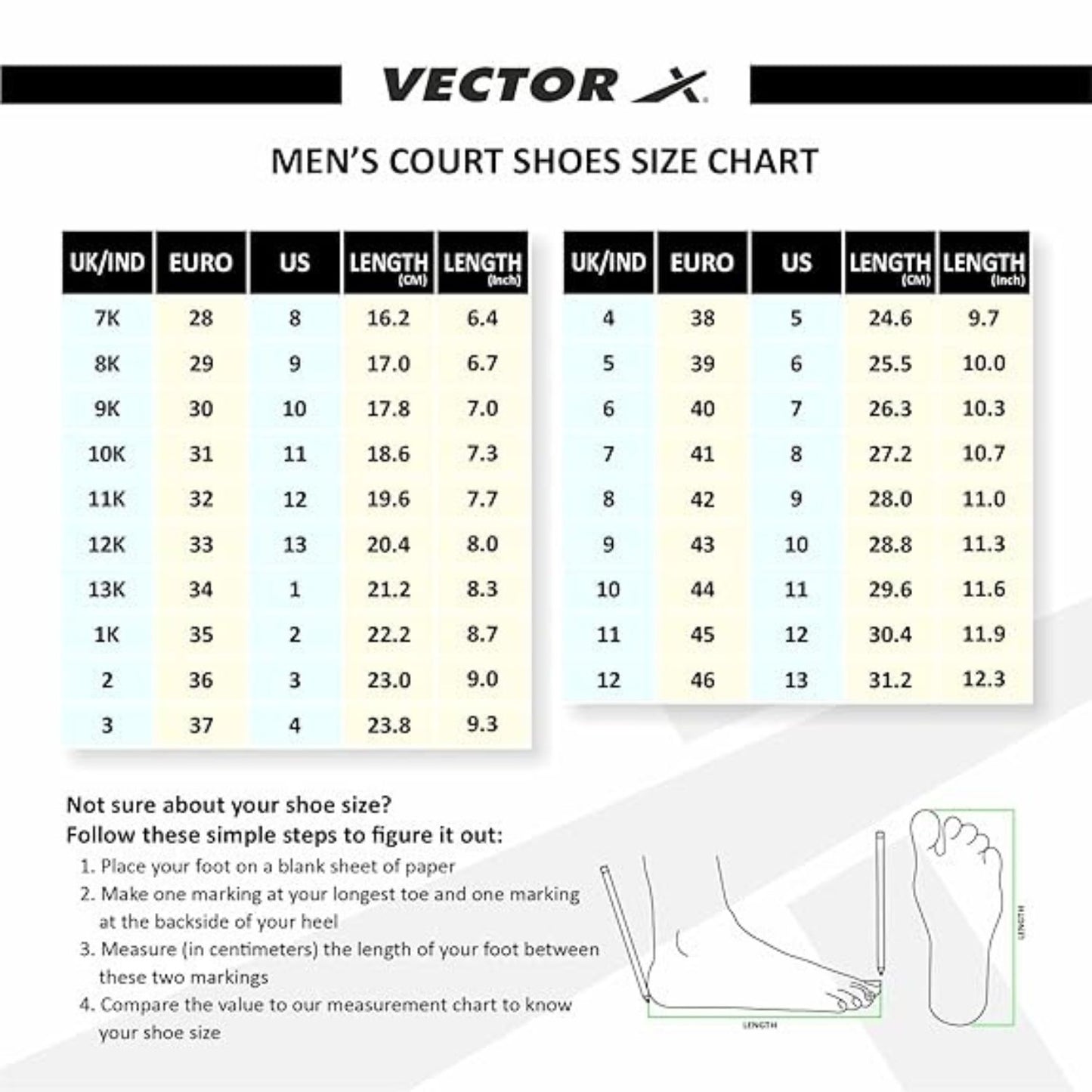Vector X Mettalica Non-Marking Badminton Shoes | HexaGrip Outsole | Breathable Mesh | Cushioned Midsole | Lightweight Design - Best Price online Prokicksports.com