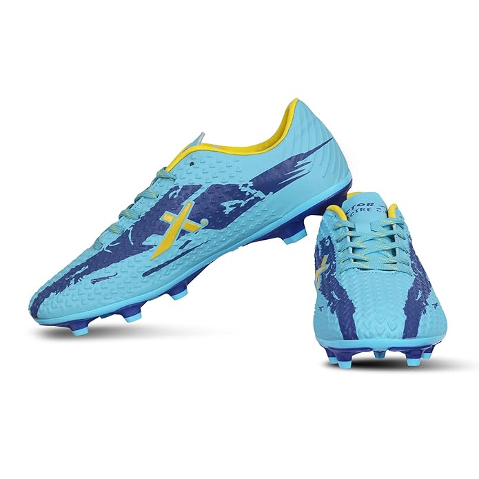 Vector X Spectre 2.0 Football Shoes for Men – Textured Upper, Double-Colored TPU Sole, Padded Footbed & Premoulded Heel for Superior Grip & Comfort - Best Price online Prokicksports.com
