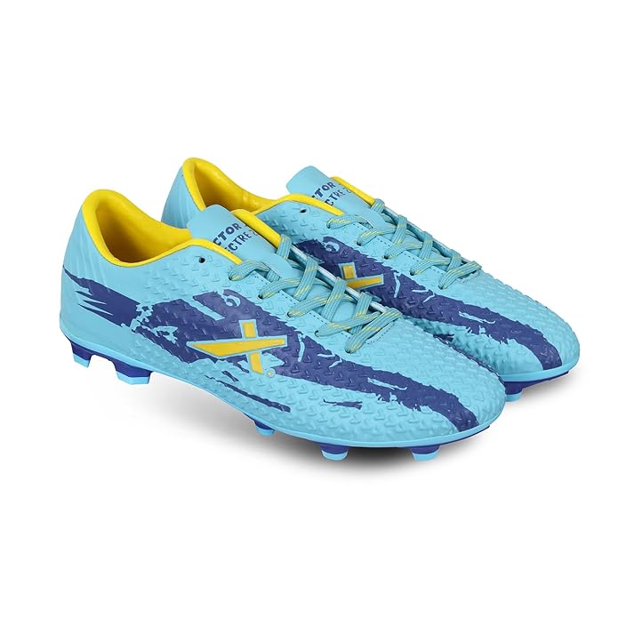Vector X Spectre 2.0 Football Shoes for Men – Textured Upper, Double-Colored TPU Sole, Padded Footbed & Premoulded Heel for Superior Grip & Comfort - Best Price online Prokicksports.com