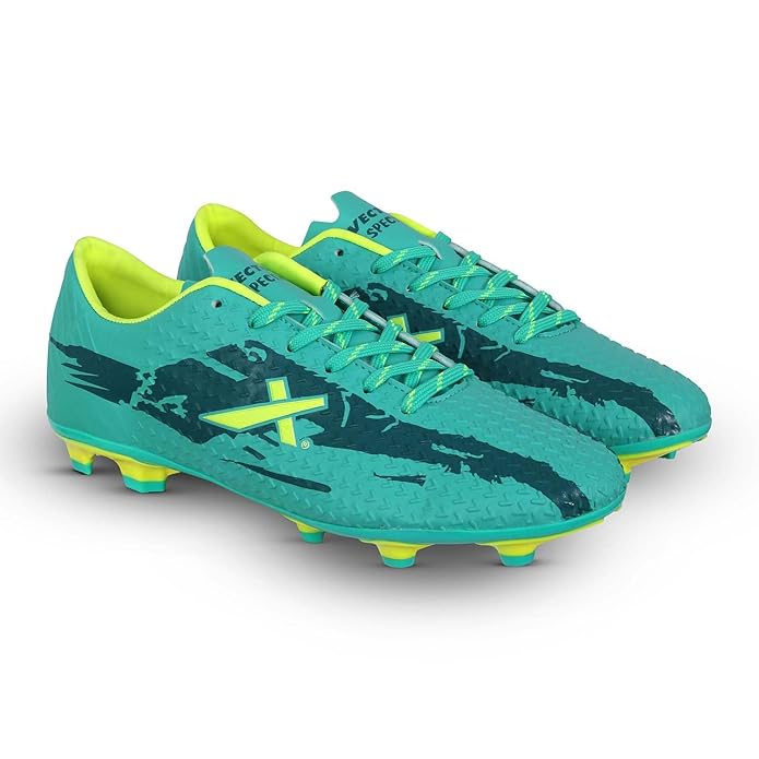 Vector X Spectre 2.0 Football Shoes for Men – Textured Upper, Double-Colored TPU Sole, Padded Footbed & Premoulded Heel for Superior Grip & Comfort - Best Price online Prokicksports.com